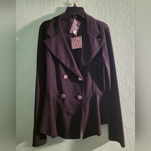 Active USA Black Double-Breasted Blazer